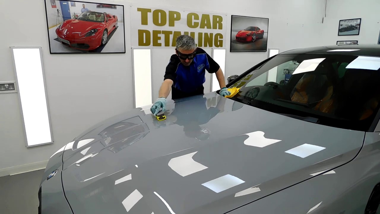 Applying a ceramic coating to a brand new BMW M3